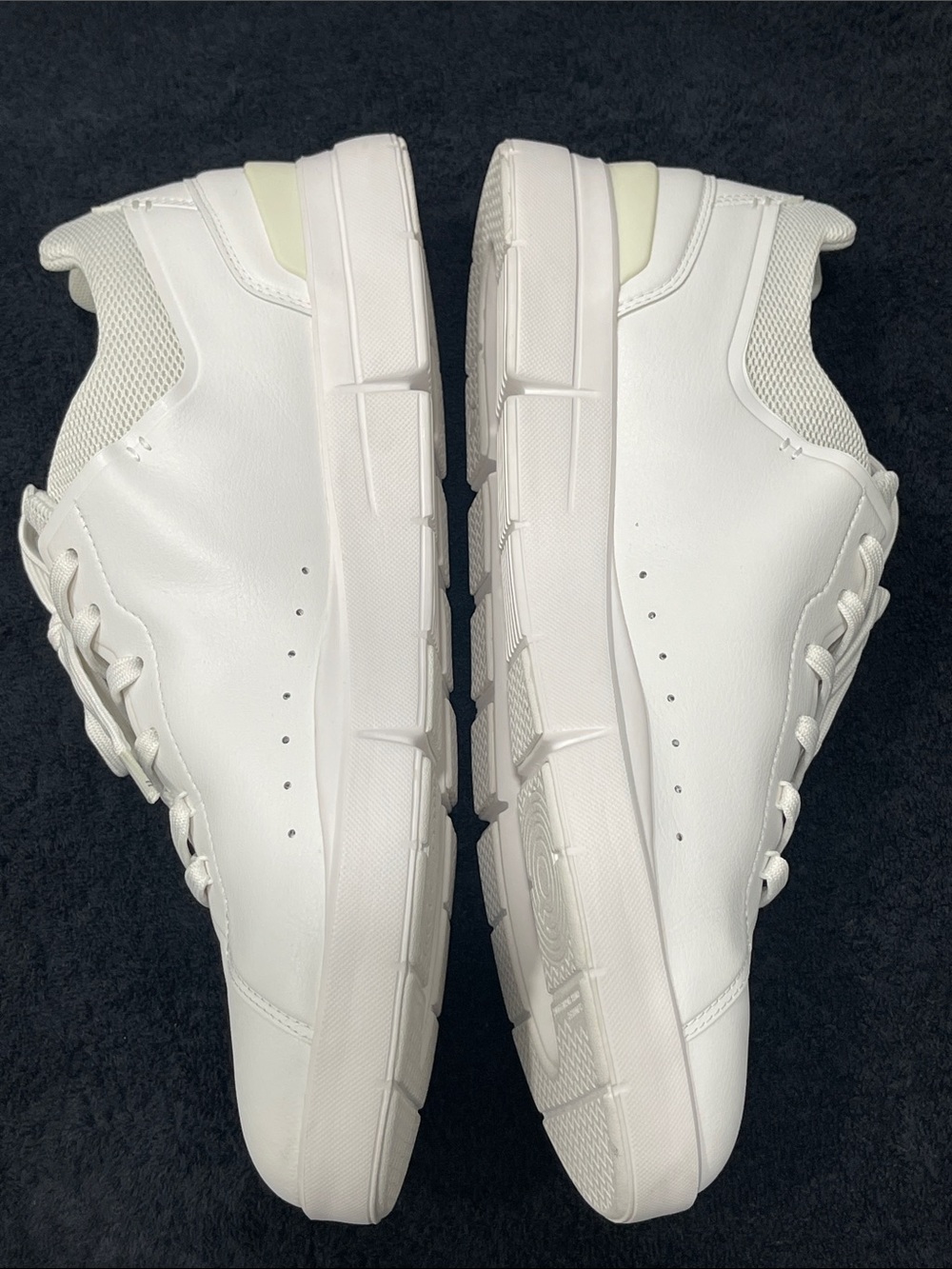 On Cloud Men's Roger Advantage White Leather Low-Top Sneakers Size 11.5 - Picture 6 of 8